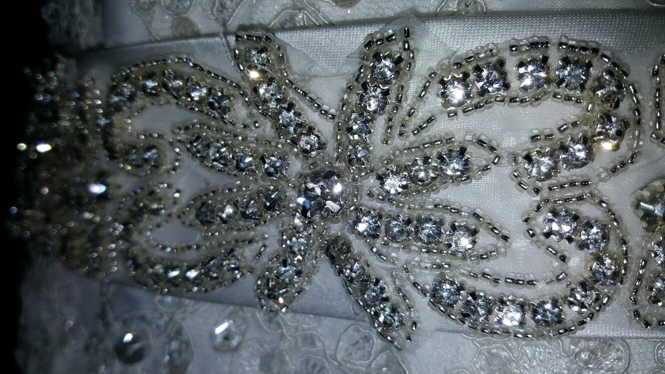 detachable beaded sash